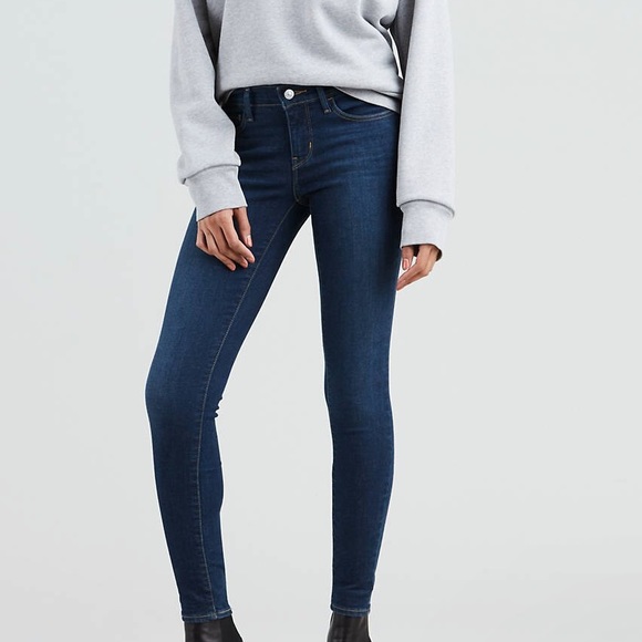 LEVIS 710 Skinny Jean in Novelty Indigo 25W - Picture 1 of 3